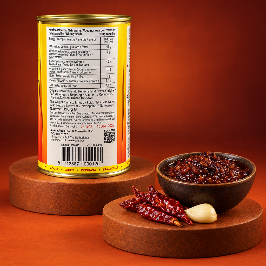 Bigi-Mama Shito Pepper Sauce – Original Ghanaian chili sauce 185g / 350g