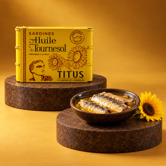 Titus Sardines in Sunflower Oil (3-pack)