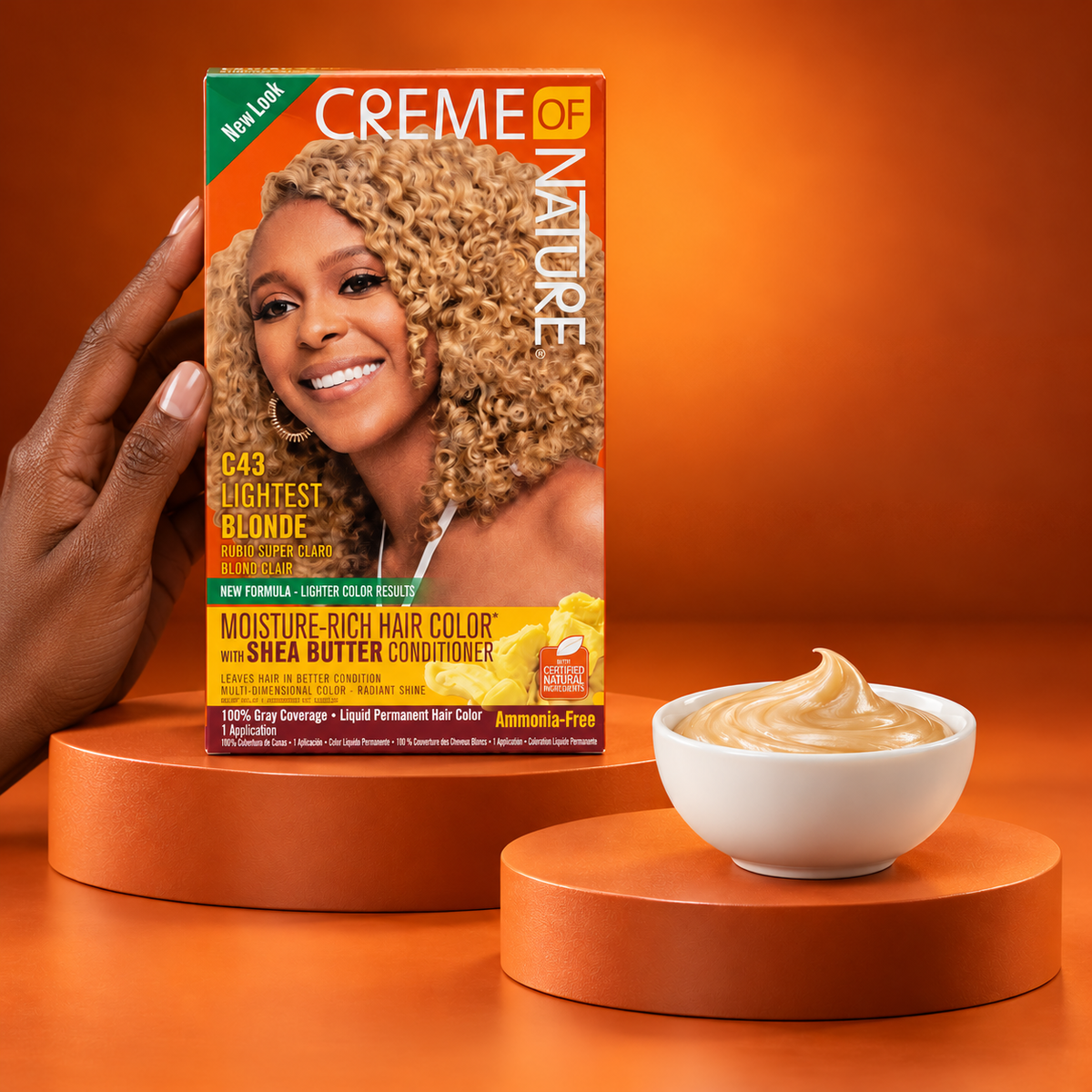 Creme of Nature Moisture-Rich Hair Color – C43 Lightest Blonde