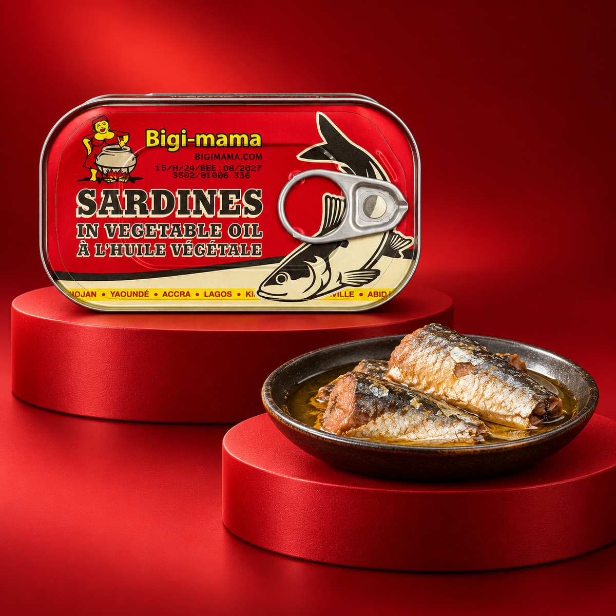Bigi-mama Sardinen in Pflanzenöl 125 g