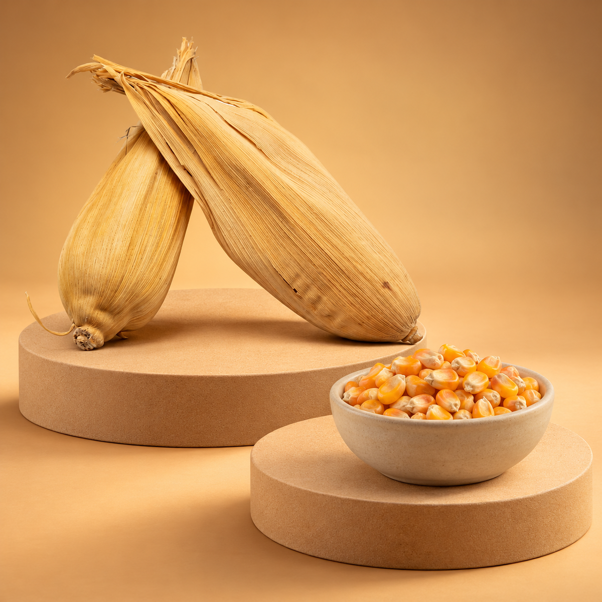 Dried corn leaves with husk (100g)