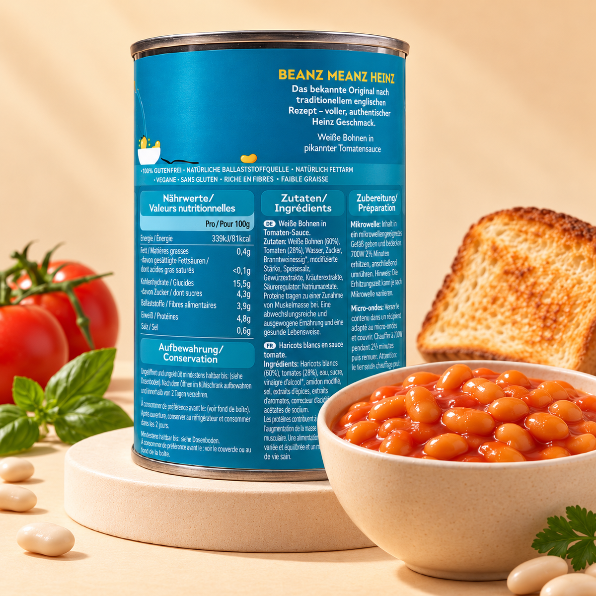 Heinz Beanz in Tomatensauce 415 g