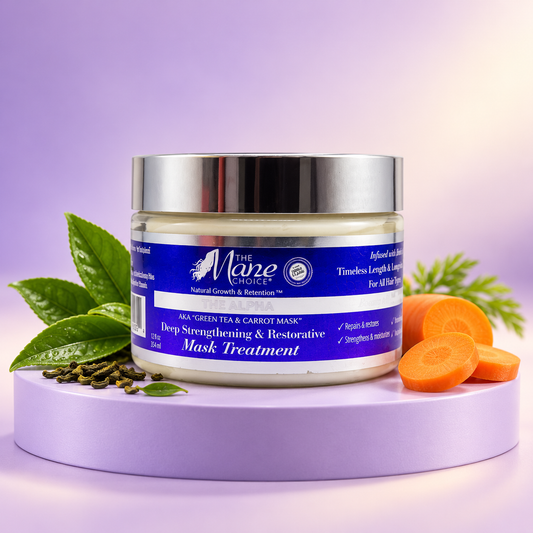 Green Tea & Carrot Strengthening Hair Mask