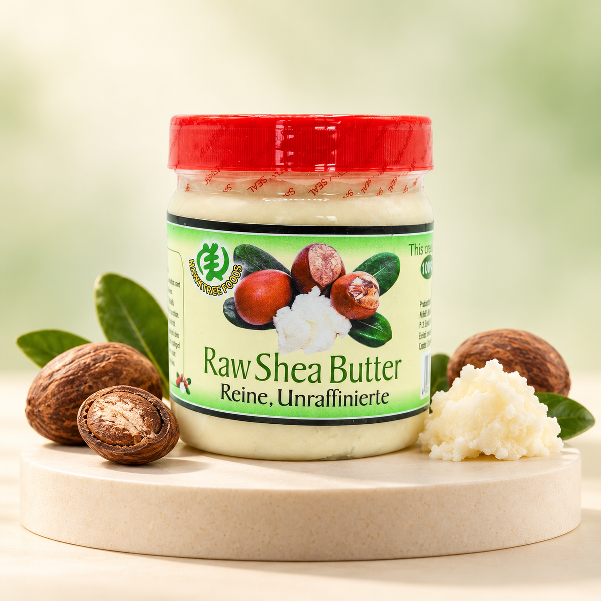Raw Shea Butter – Pure, unrefined shea butter (100% natural)