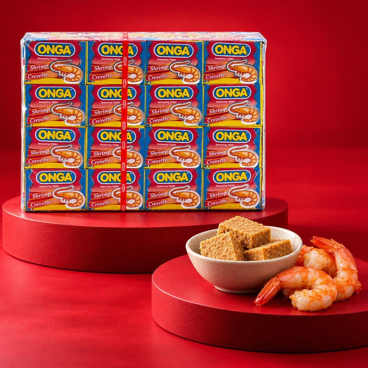 Onga Shrimp Seasoning Tablets – Seafood flavor with African spice