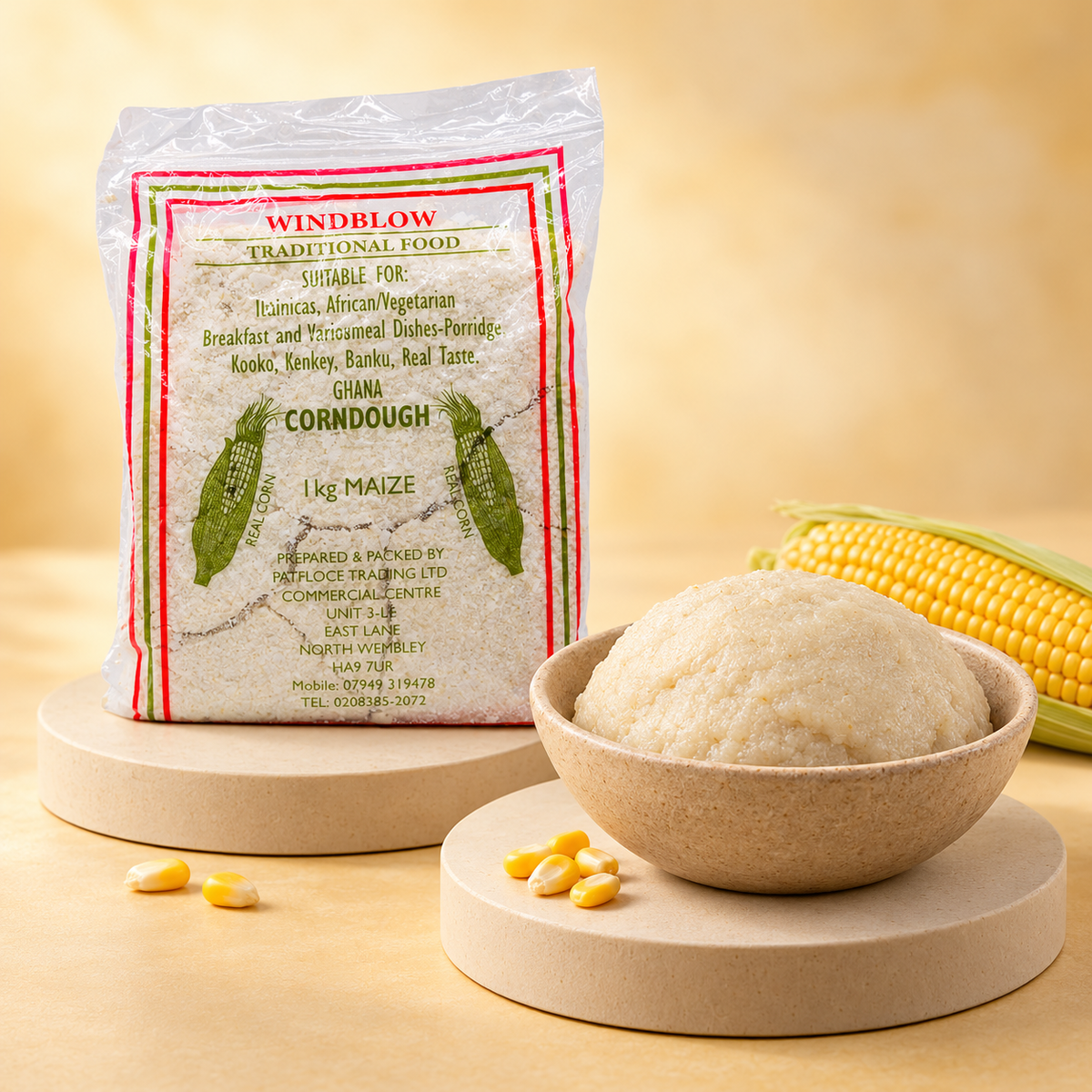 Windblow Ghana Corndough – Traditional Corn Dough