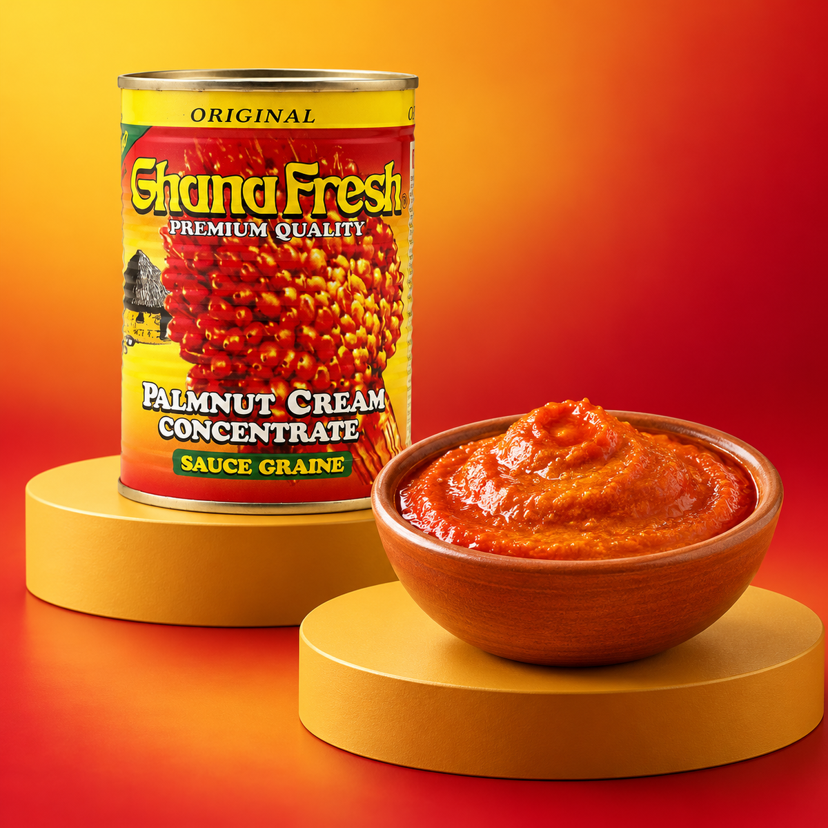 Ghana Fresh Palm Nut Cream Concentrate – Grain Sauce (Can)