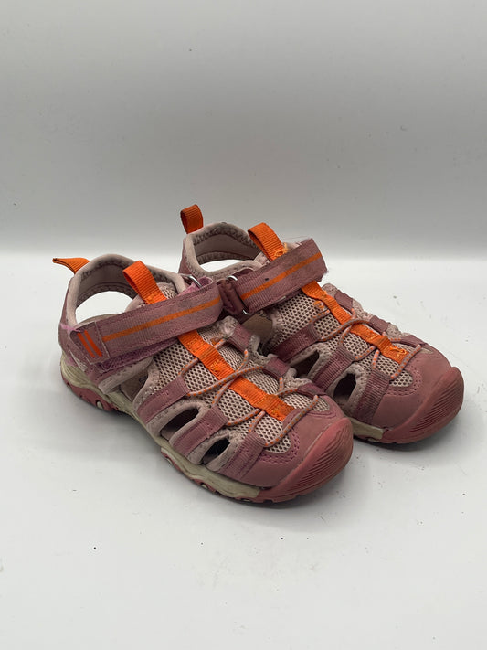 Kinder Sandalen Größe 27 – Rosa mit Orange, sportlich & bequem