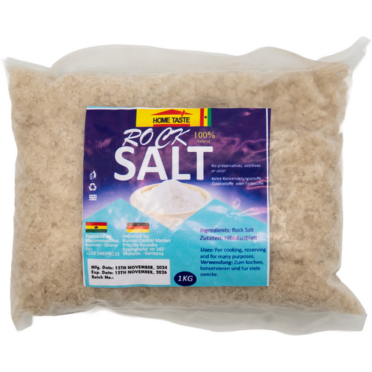 Home Taste Rock Salt – 100 % Natur-Steinsalz aus Ghana (1 kg)