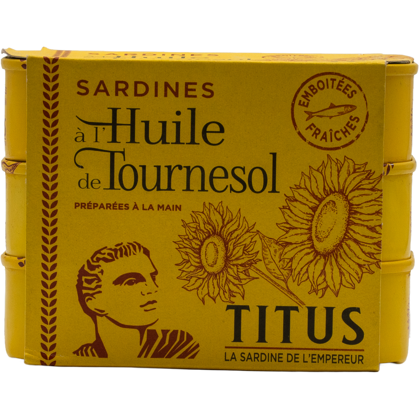 Titus Sardines in Sunflower Oil (3-pack)