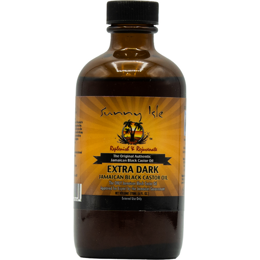 Sunny Isle Extra Dark Jamaican Black Castor Oil – 100 % Natürliches Wundermittel für Haar, Haut & Wachstum