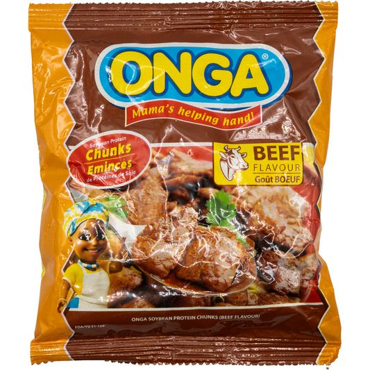 ONGA Sojaprotein-Chunks Beef – Der herzhafte Fleischersatz für deftige Gerichte HALAL