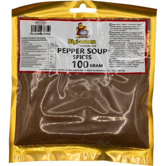 Bigi Mama Pepper Soup Spices – Afrikanische Würzmischung für authentischen Geschmack