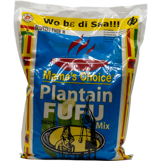 Mama’s Choice Plantain Fufu Mix – Traditioneller Genuss aus Kochbananen (4,536g)