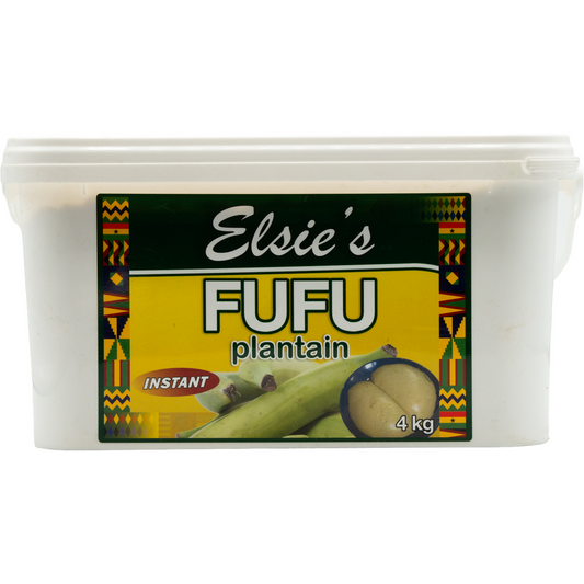 Elsie's Plantain Fufu – Instant Fufu aus Kochbananen (4 kg)