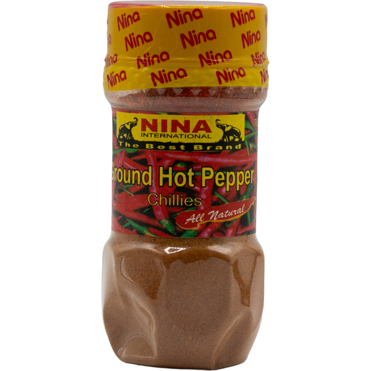 Nina Ground Hot Pepper – Scharfe gemahlene Chilis (100 % Natur)100g