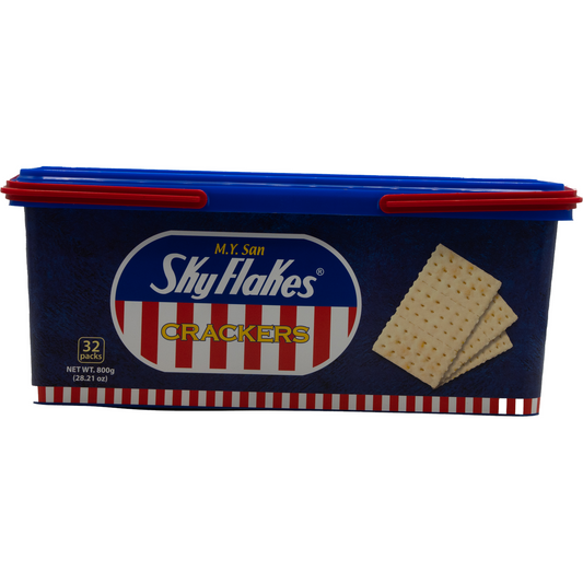 M.Y. San SkyFlakes Crackers – Knuspriger Klassiker im 32er-Vorratspack (800 g)