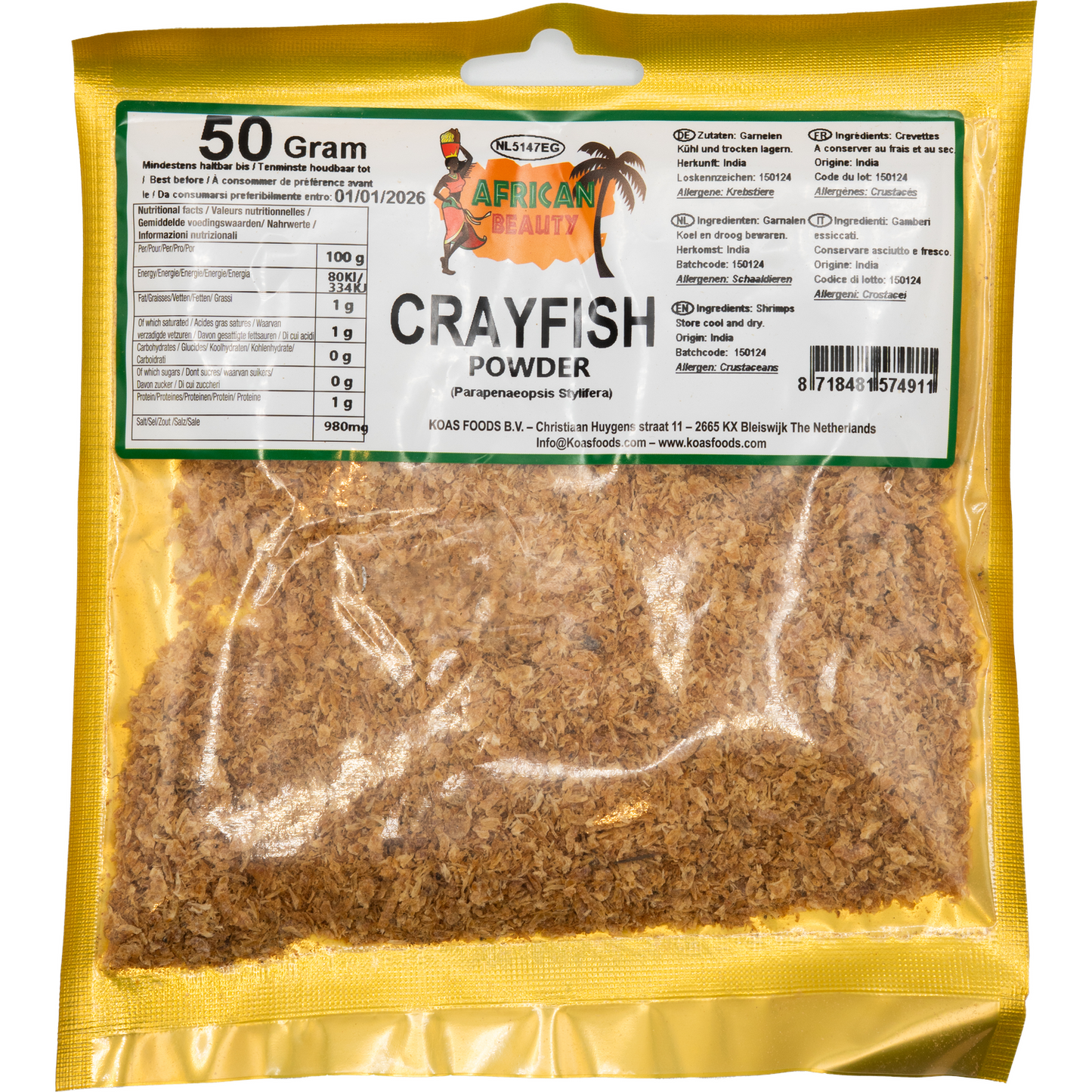 African Beauty – Crayfish Powder (50 g)