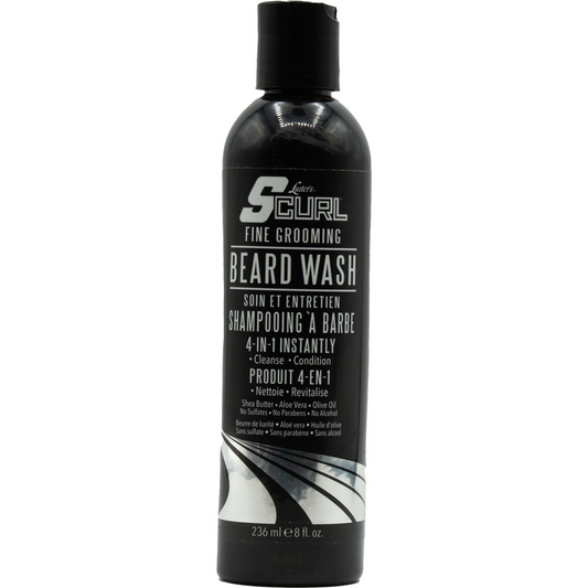 Luster's S-Curl Fine Grooming Beard Wash – 4-in-1 Bartpflege(236 ml)