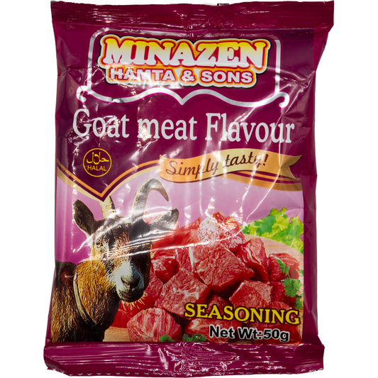 Minazen Goat Meat Flavour – Würzmischung mit Ziegenfleischgeschmack (50 g)
