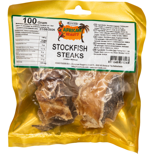 African Beauty Stockfish Steaks – 100 g