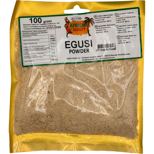 African Beauty Egusi Powder – Gemahlene Melonensamen