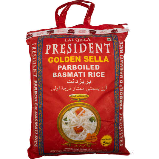 Lal Qilla President Golden Sella Parboiled Basmati Rice