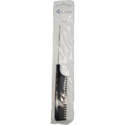 SterStyle – Stielkamm mit Metallnadel (Rattail Comb)