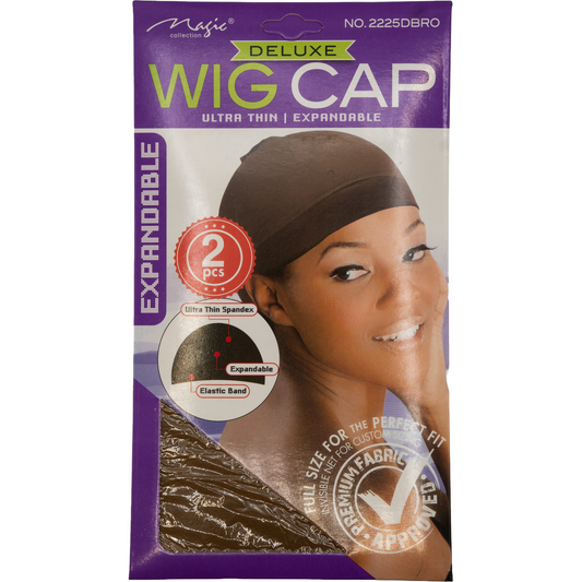 Magic Collection Deluxe Wig Cap – Ultra Thin & Expandable (2 Stück)