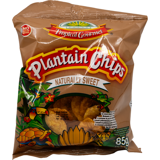 Tropical Gourmet Plantain Chips – Verschiedene Sorten (85 g)