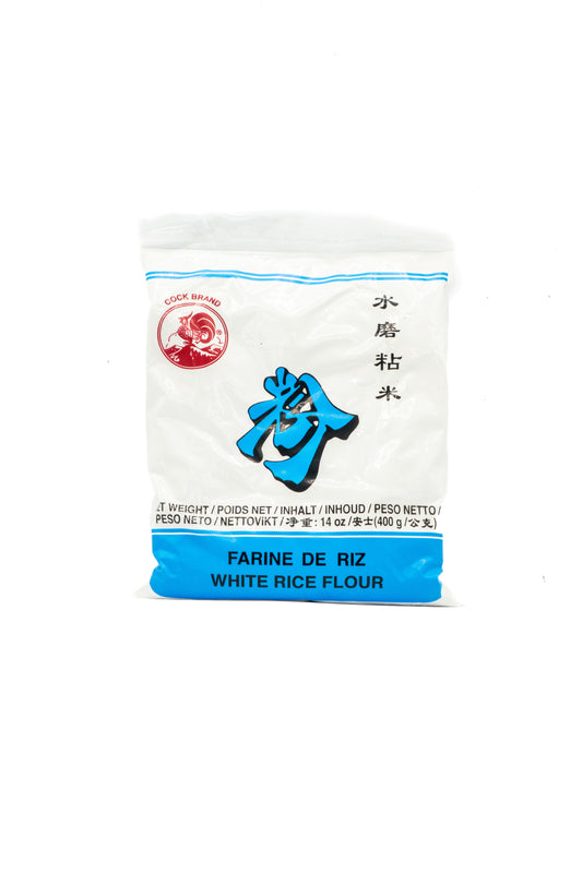 Cock Brand Weißes Reismehl – 400 g Beutel