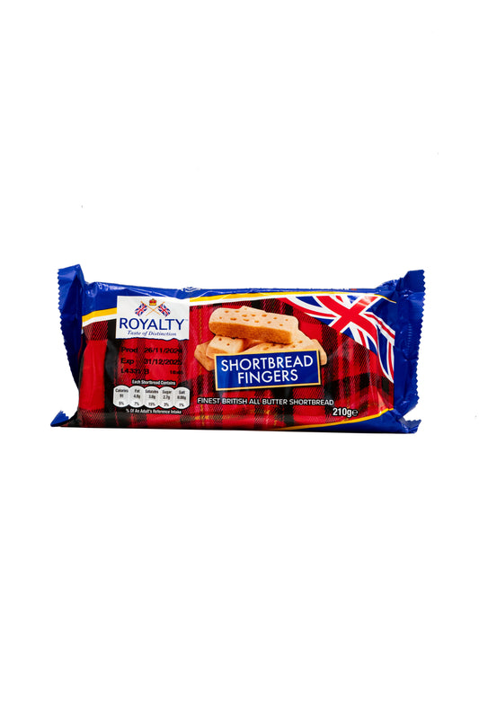 Royalty Shortbread Fingers – Original britisches Buttergebäck (210 g)