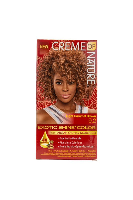 Creme of Nature Exotic Shine™ Color – Light Caramel Brown (9.2)