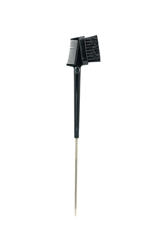 2-in-1 Edge Brush mit Kamm & Stiel – Für perfektes Baby Hair & Edge Styling