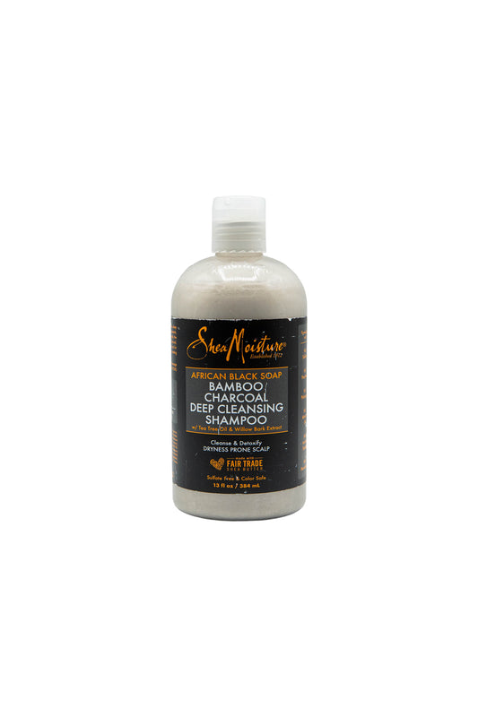SheaMoisture African Black Soap Bamboo Charcoal Shampoo – Tiefenreinigung & Kopfhautpflege